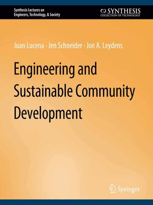 cover image of Engineering and Sustainable Community Development